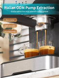 Gevi Espresso Machine High Pressure,Compact Espresso Coffee Machines with Milk Frother Steam Wand,Professional Coffee,Cappuccino,Latte Maker