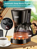 Gevi 5 Cups Small Coffee Maker, Compact Coffee Machine with Filter, Warming Plate and Coffee Pot,New Condition
