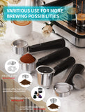 Gevi Espresso Machine High Pressure,Compact Espresso Coffee Machines with Milk Frother Steam Wand,Professional Coffee,Cappuccino,Latte Maker