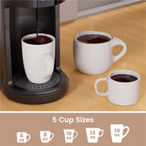 Gevi EzPod Compact Single Serve Coffee Maker, Pod Coffee Maker Compatible with Single-Serve Pods and Ground Coffee, 40 oz