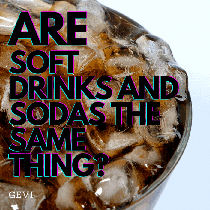 Are soft drinks and sodas the same thing?