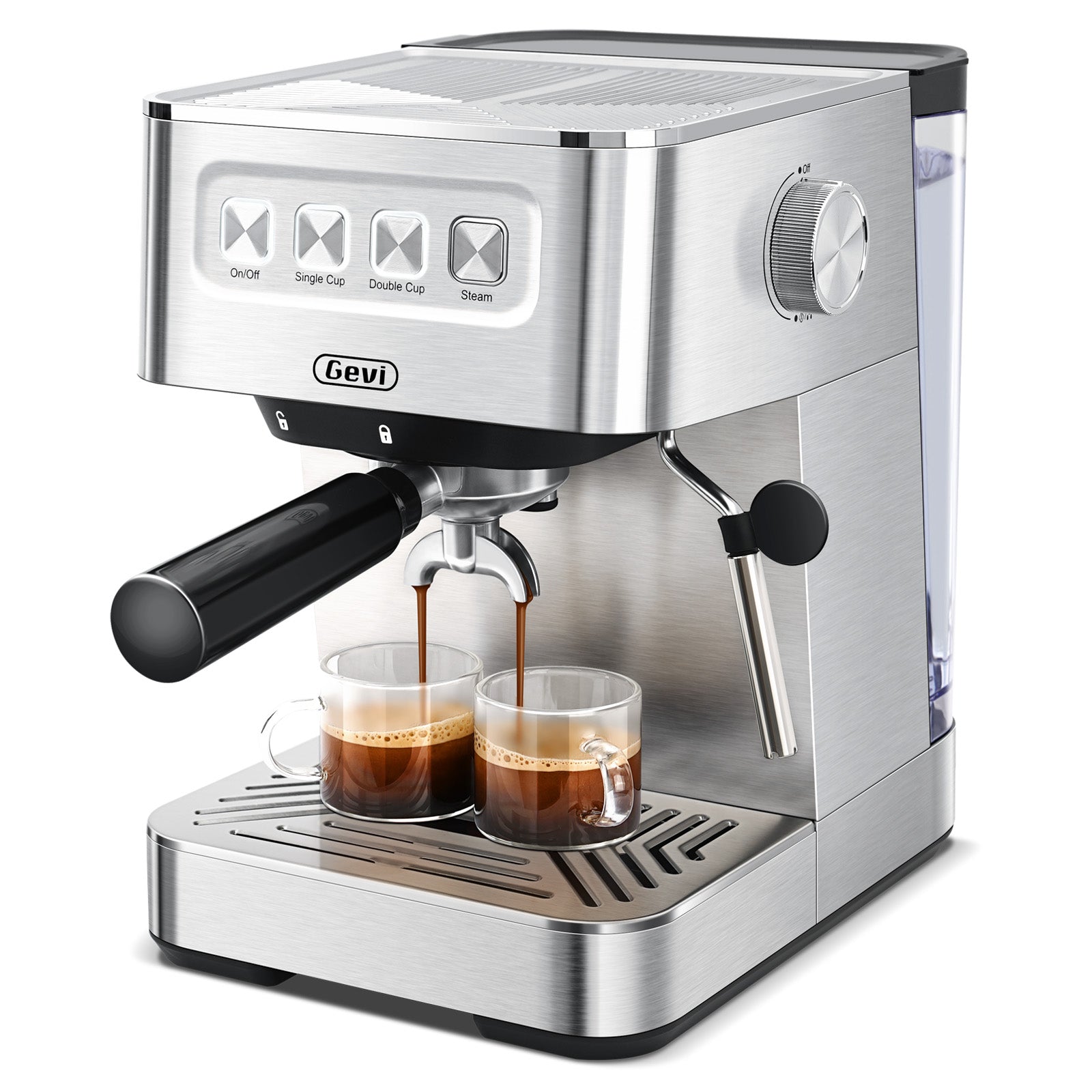 Gevi Espresso Machine 20 Bar, Coffee Machine with Milk Frother