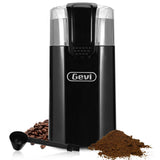 Gevi One-Touch Button Electric Coffee Grinder Coffee Bean Grinder for Coffee Espresso Latte Mochas, Noiseless Operation Coffee Serving Sets