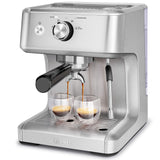 Gevi EzBru 1000 Programmable Commercial Espresso Machine, Barista Espresso Maker with Adjustable Temperature and Shot Volume