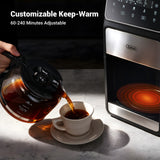 Gevi 10-Cup Grind & Brew Coffee Maker with Built-in Burr Grinder – Programmable Touch Screen, 4-Hour Keep Warm, Permanent Filter, Drip Coffee Machine for Home & Office