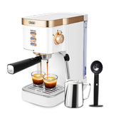 Gevi Espresso Machine 20 Bar High Pressure,Compact Espresso Machines with Milk Frother Steam Wand