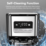 Gevi Programmable Brewing System 12-Cup Drip Coffee Makers