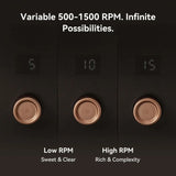 Gevi GrindMaster Ultimate Stepless Coffee Grinder, 64mm Titanium Burr, 400W BLDC Motor, Zero Retention