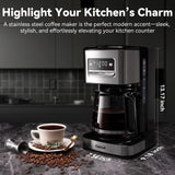 Gevi Programmable Brewing System 12-Cup Drip Coffee Makers