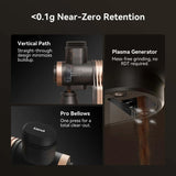 Gevi GrindMaster Ultimate Stepless Coffee Grinder, 64mm Titanium Burr, 400W BLDC Motor, Zero Retention