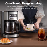 Gevi Programmable Brewing System 12-Cup Drip Coffee Makers